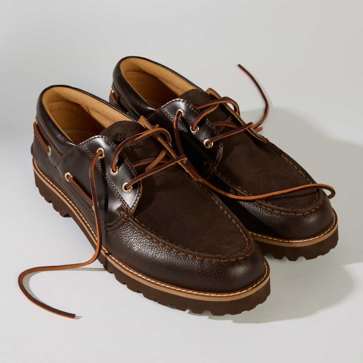 Sperry Quality - Newton 3 Eye Lug Boat Shoe