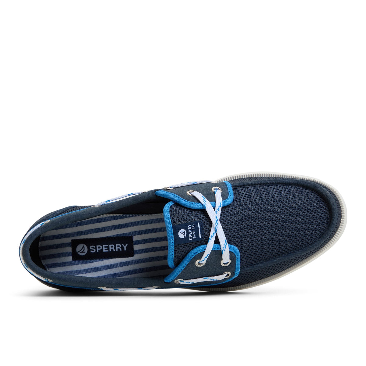 Sperry Popular - Helmsman Boat Shoe Blue Combo