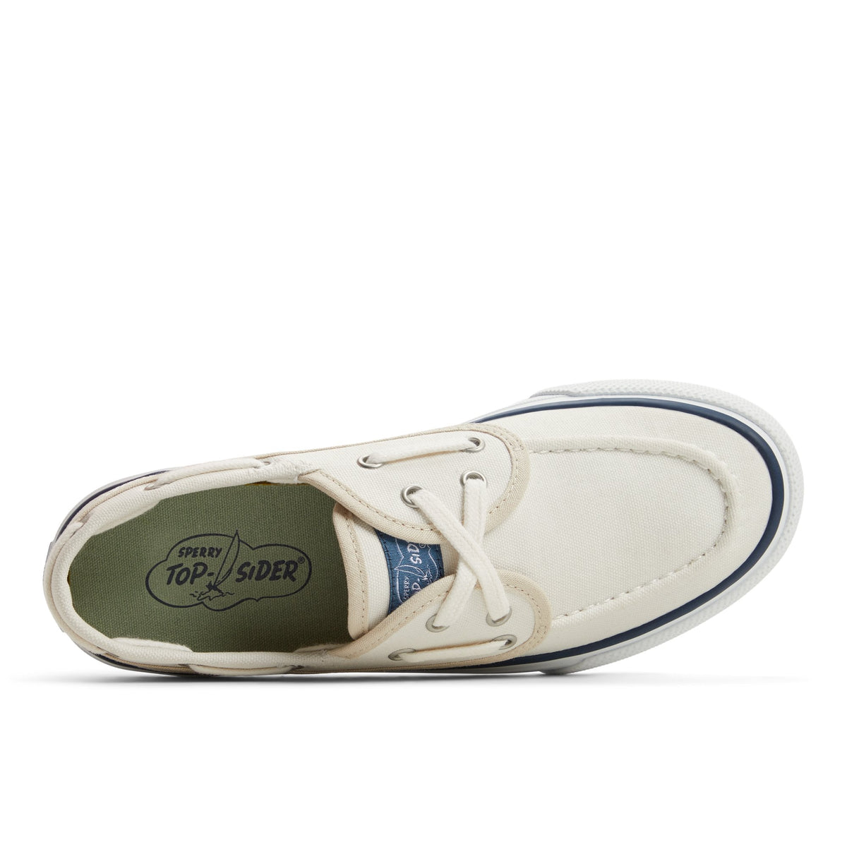 Sperry Top Pick - Seamate Boat Shoe Sneaker Ecru