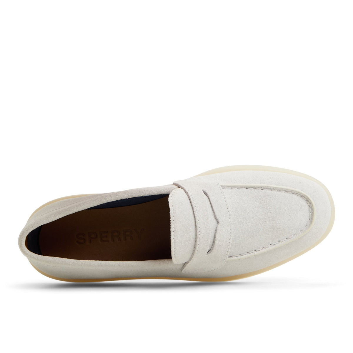 Sperry Great Value - Wedge Cupsole Penny Ladies White