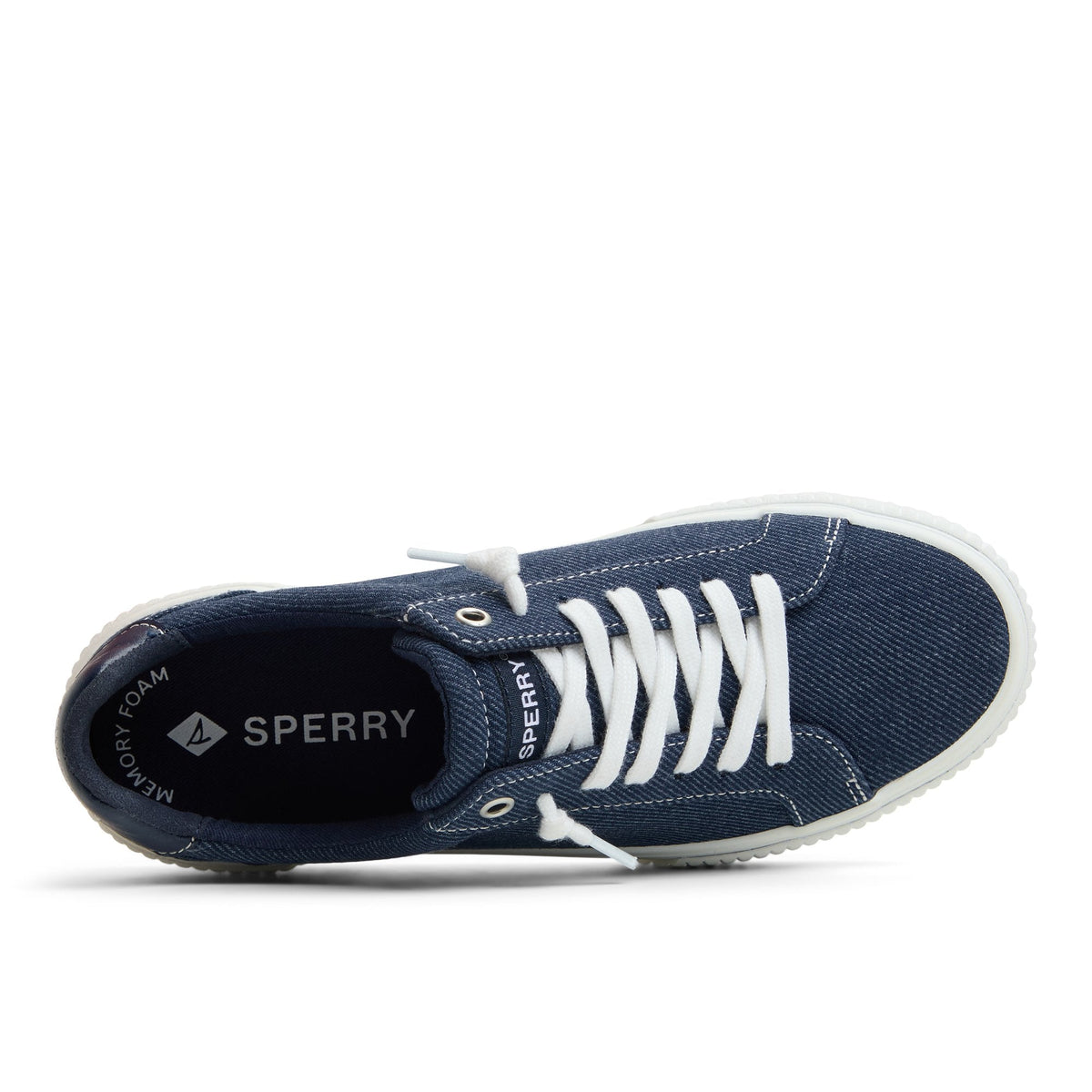 Sperry Hot Sale - Bermuda Lace to Toe Platform Sneakers Navy
