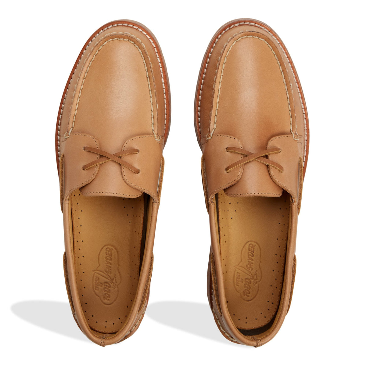 Sperry Smart Buy - Sperry x Todd Snyder Vachetta Leather Boat Shoe Natural