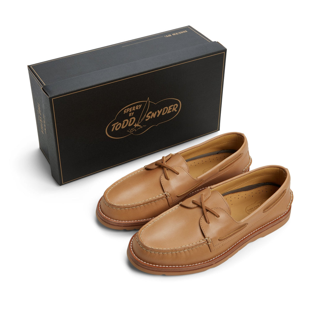 Sperry Smart Buy - Sperry x Todd Snyder Vachetta Leather Boat Shoe Natural