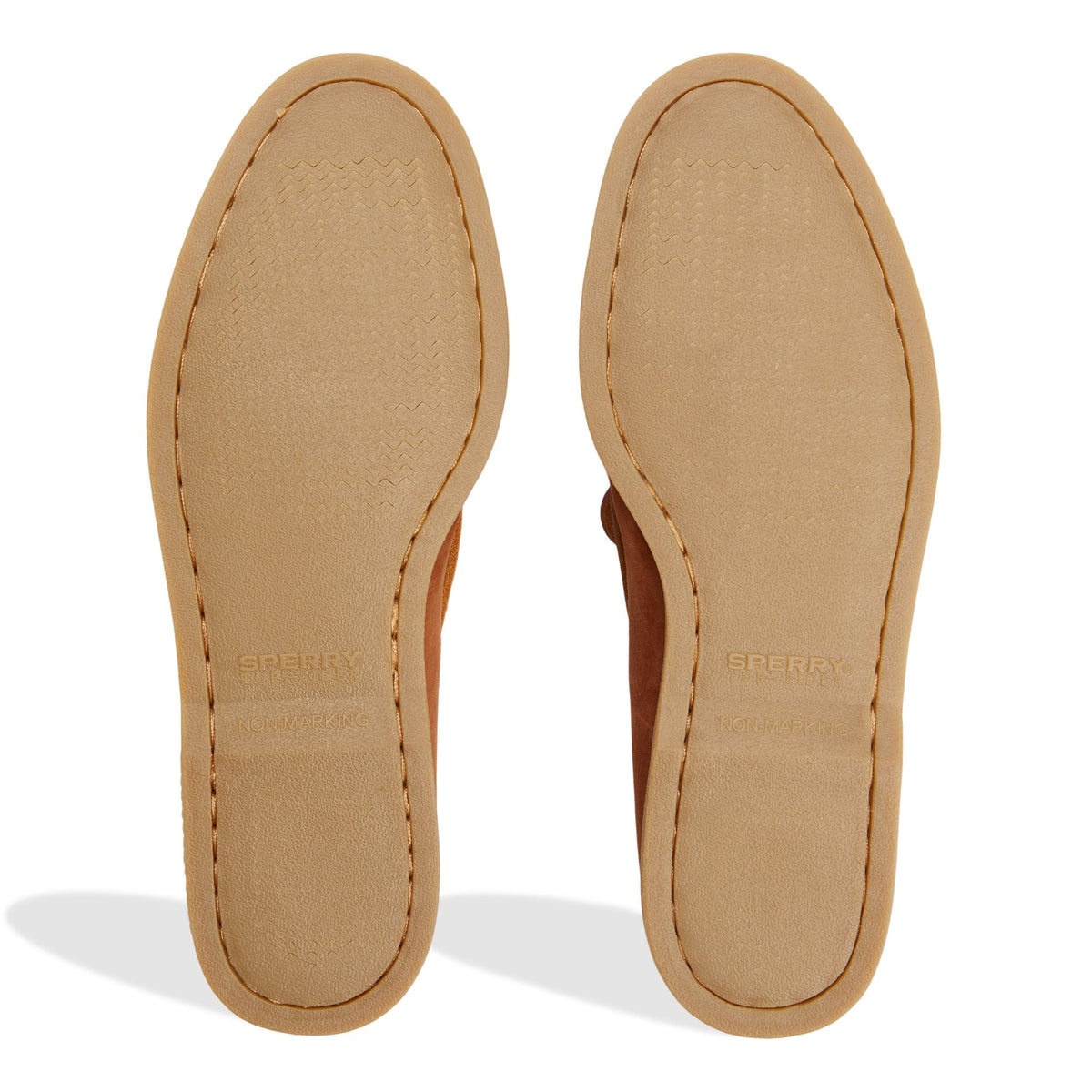 Sperry Trusted - Gold Authentic Original™ 2-Eye Lite Boat Shoe Light Brown Men's Leather