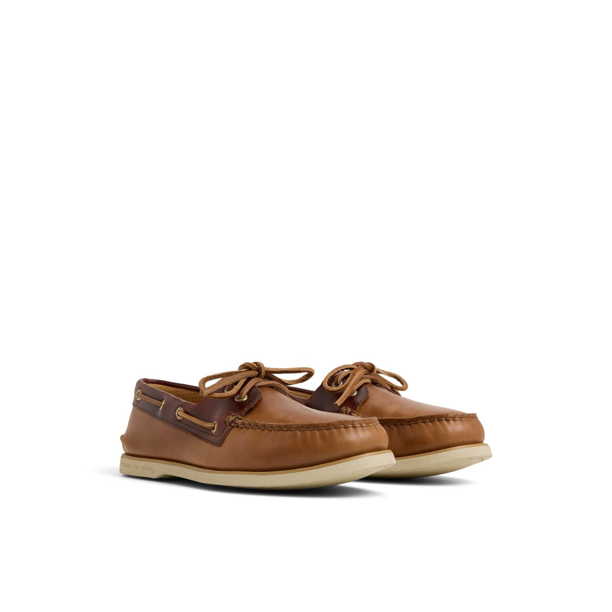 Sperry Hot Sale - Gold Authentic Original™ 2-Eye Lite Boat Shoe Tan Combo Men's Leather