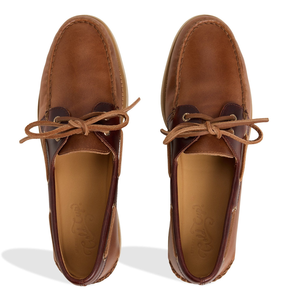 Sperry Hot Sale - Gold Authentic Original™ 2-Eye Lite Boat Shoe Tan Combo Men's Leather