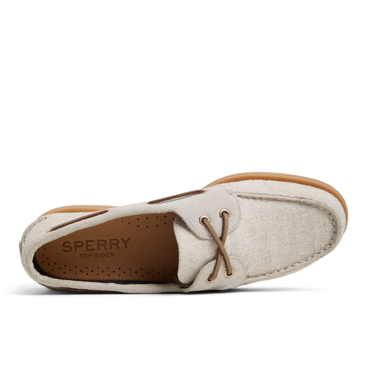 Sperry Everyday - Authentic Original™ 2-Eye Boat Shoe Light Beige