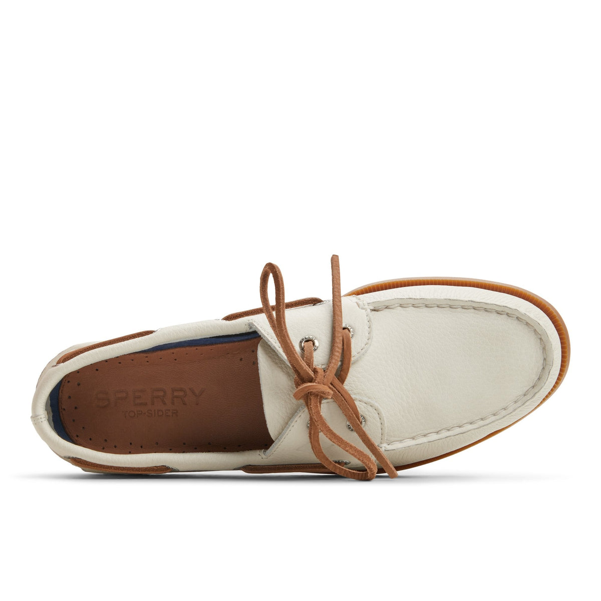 Sperry Smart Buy - Authentic Original™ 2-Eye Boat Shoe Open White