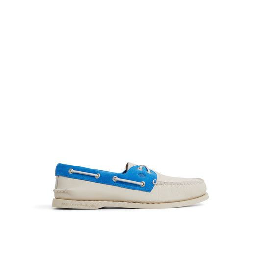 Sperry Trending - Authentic Original™ 2-Eye Boat Shoe White Blue