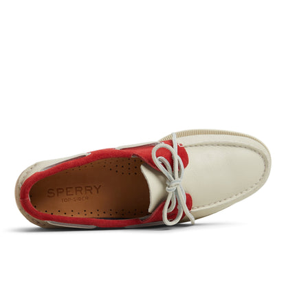 Sperry Signature - Authentic Original™ 2-Eye Boat Shoe Red White