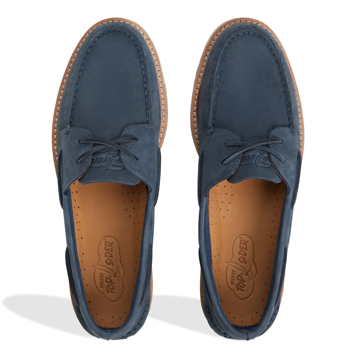 Sperry Classic - Authentic Original™ 2-Eye Lite Boat Shoeripple Dust Blue Men's Leather