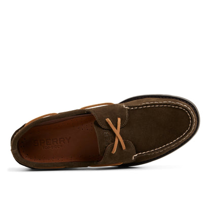 Sperry Trusted - Authentic Original™ 2 Eye Ripple Boat Shoe Olive