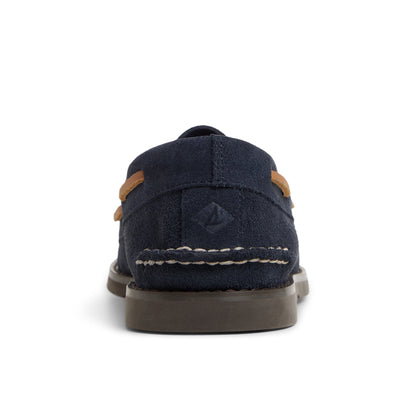 Sperry Latest - Authentic Original™ 2 Eye Ripple Boat Shoe Dark Blue