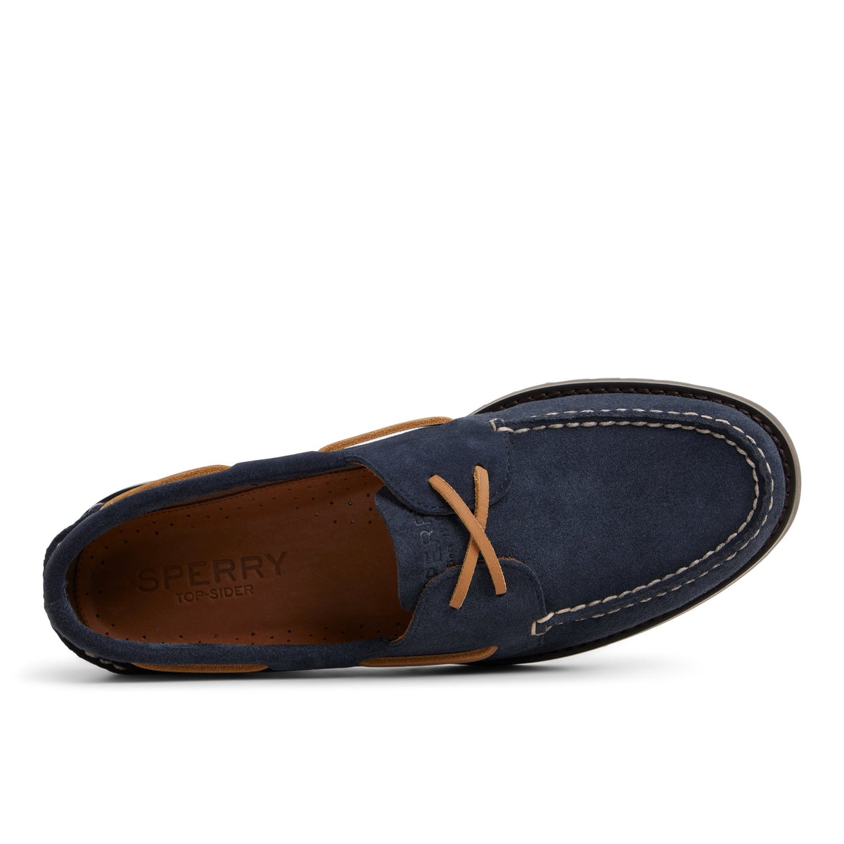 Sperry Latest - Authentic Original™ 2 Eye Ripple Boat Shoe Dark Blue