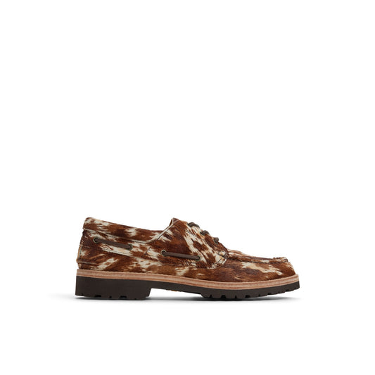 Sperry Great Value - Cow Print 3 Eye Boat Shoe