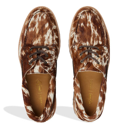 Sperry Great Value - Cow Print 3 Eye Boat Shoe