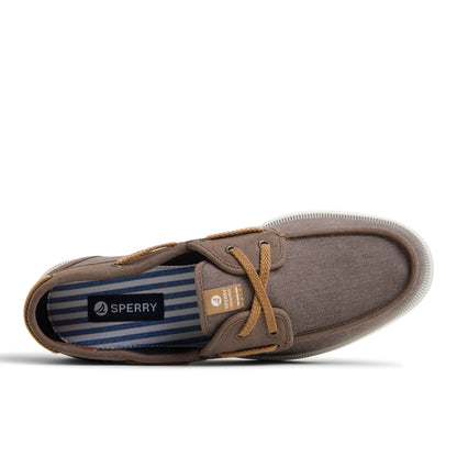 Sperry Signature - Helmsman Boat Shoe Dark Brown