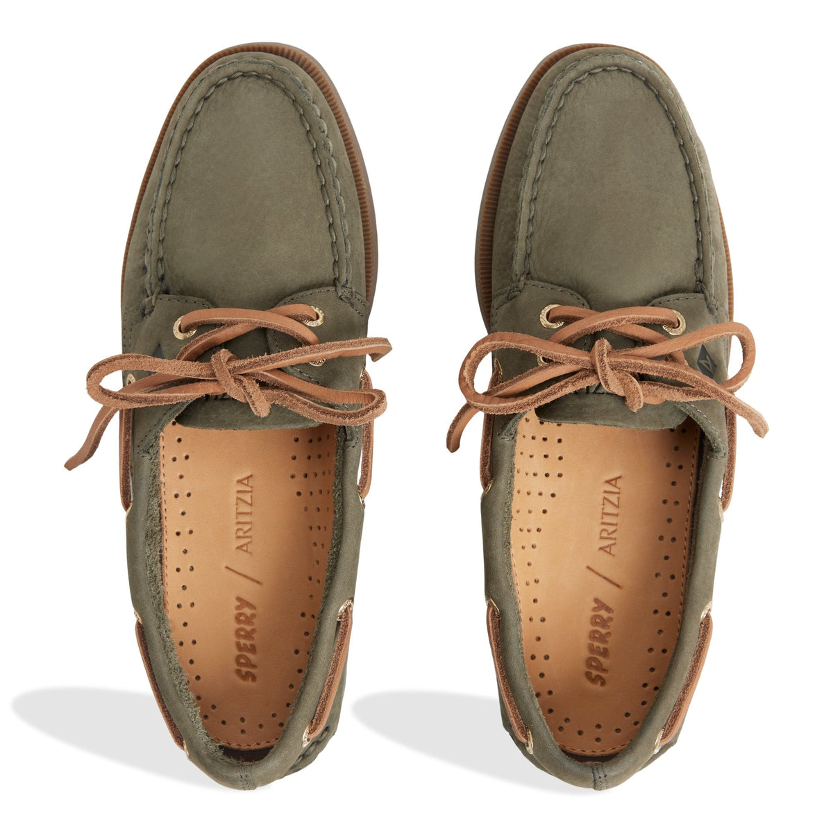Sperry Everyday - Sperry x Aritzia Authentic Original™ 2-Eye Boat Shoe Olive