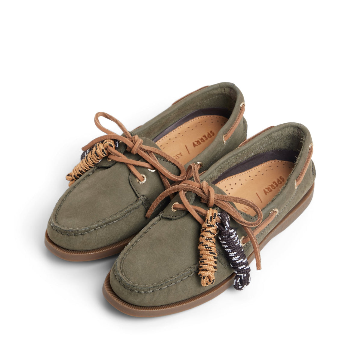 Sperry Everyday - Sperry x Aritzia Authentic Original™ 2-Eye Boat Shoe Olive