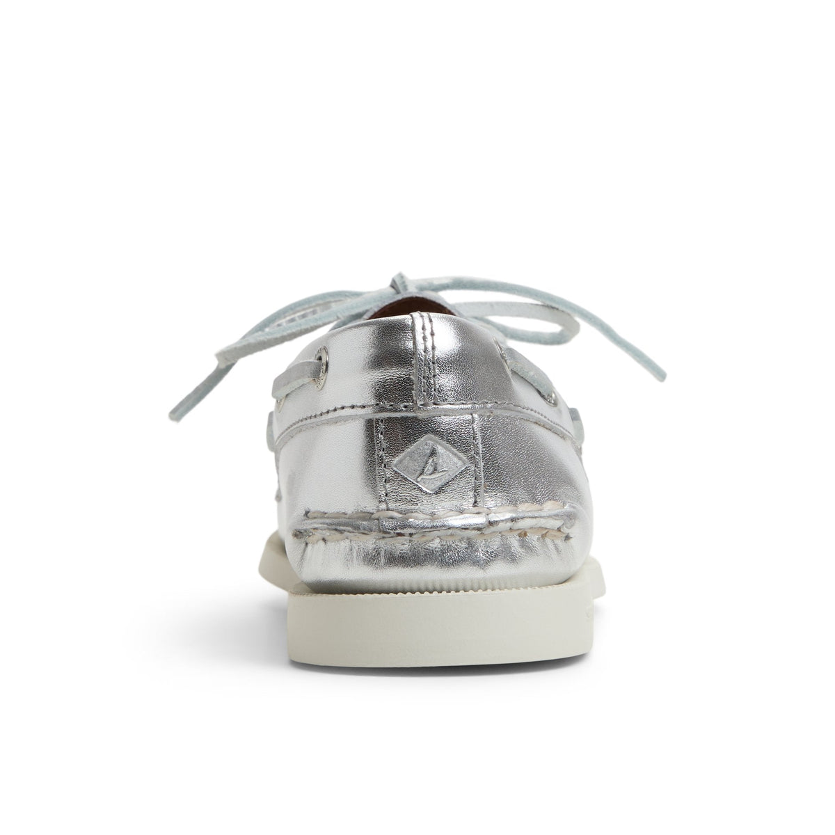 Sperry Customer Favorite - Authentic Original™ 2 Eye Boat Shoe Silver Women's Leather