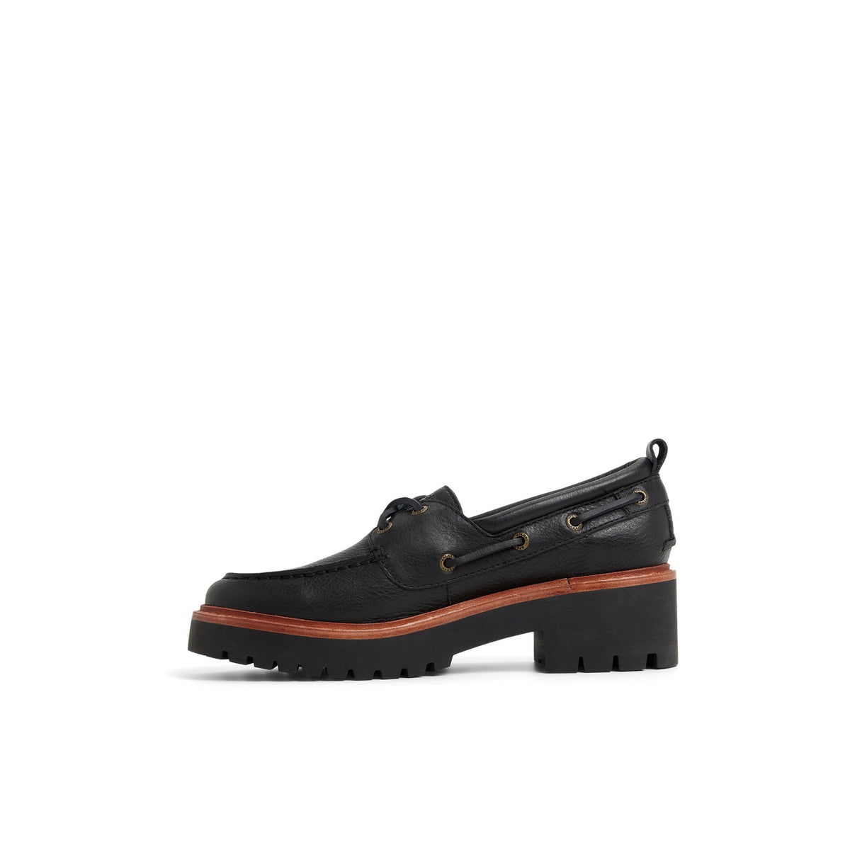 Sperry Everyday - Authentic Original™ Lug 2-Eye Boat Shoe Black