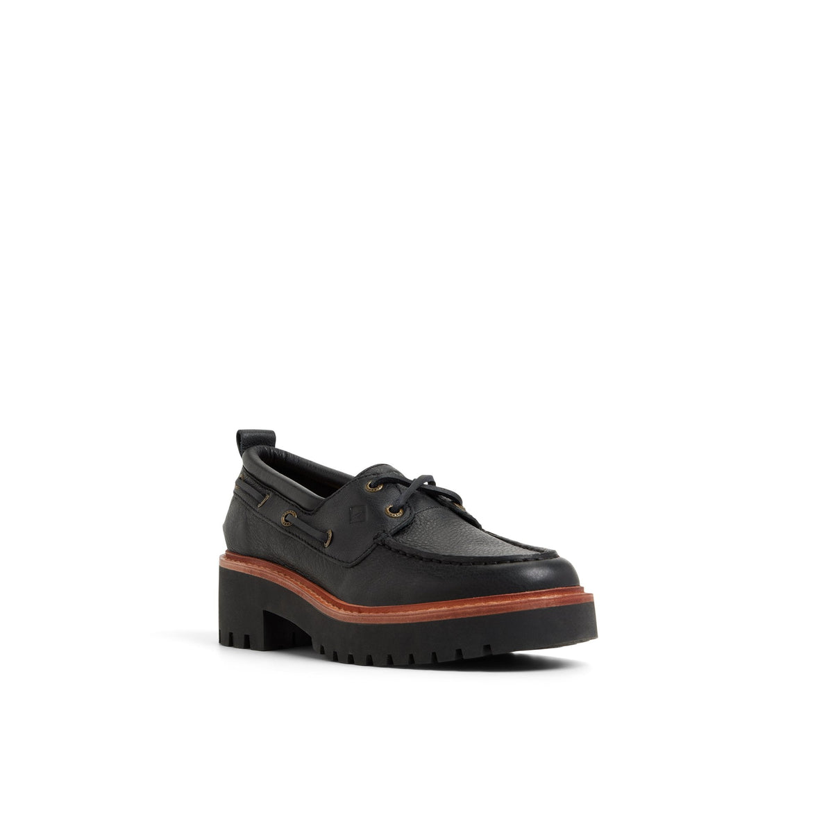 Sperry Everyday - Authentic Original™ Lug 2-Eye Boat Shoe Black