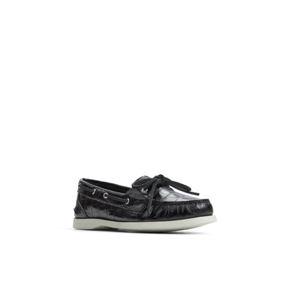Sperry Recommended - Authentic Original™ 1 Eye Boat Shoe Black Women's Leather