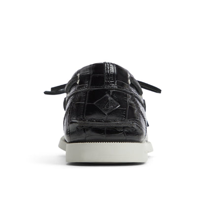 Sperry Recommended - Authentic Original™ 1 Eye Boat Shoe Black Women's Leather