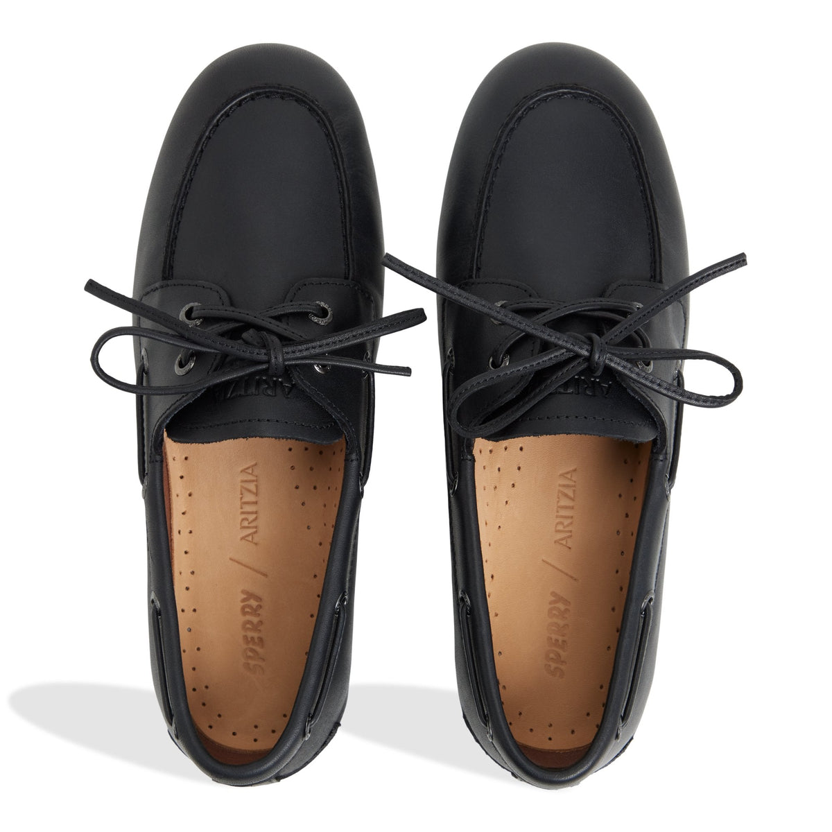 Sperry Popular - Sperry x Aritzia Slim Boat Shoe Black