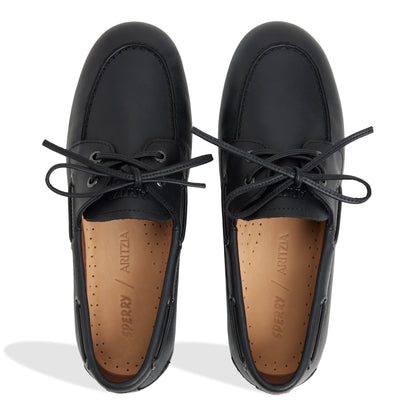 Sperry Popular - Sperry x Aritzia Slim Boat Shoe Black