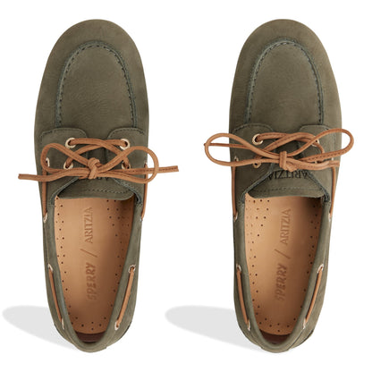 Sperry Smart Buy - Sperry x Aritzia Slim Boat Shoe Olive