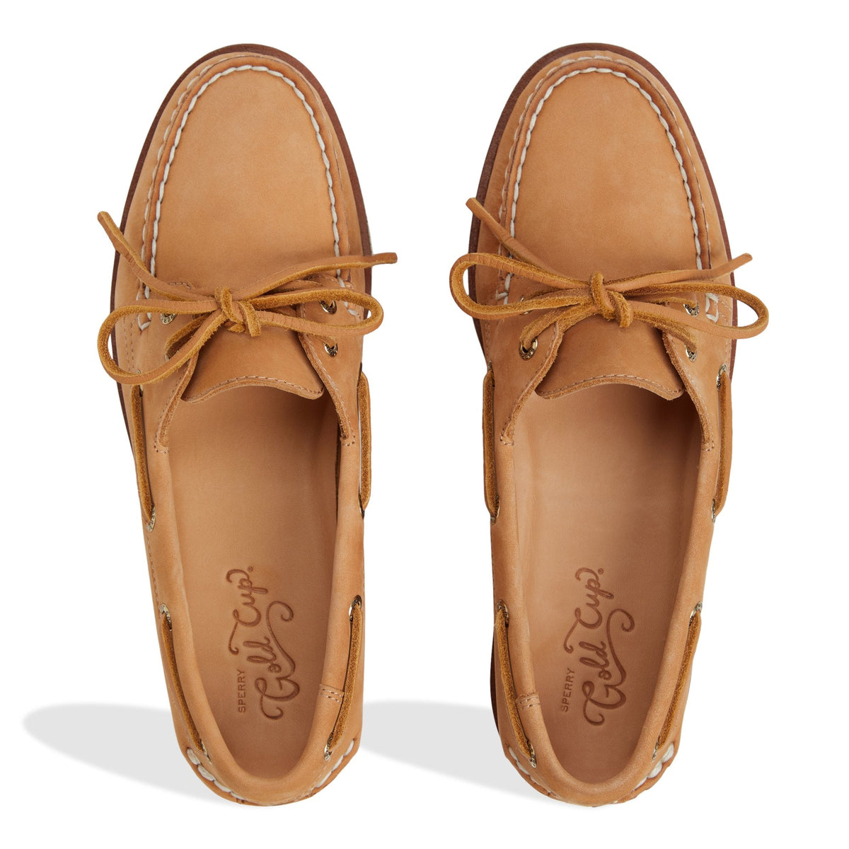 Sperry Great Value - Gold Authentic Original™ 2-Eye Lite Boat Shoe Tan Women's Women