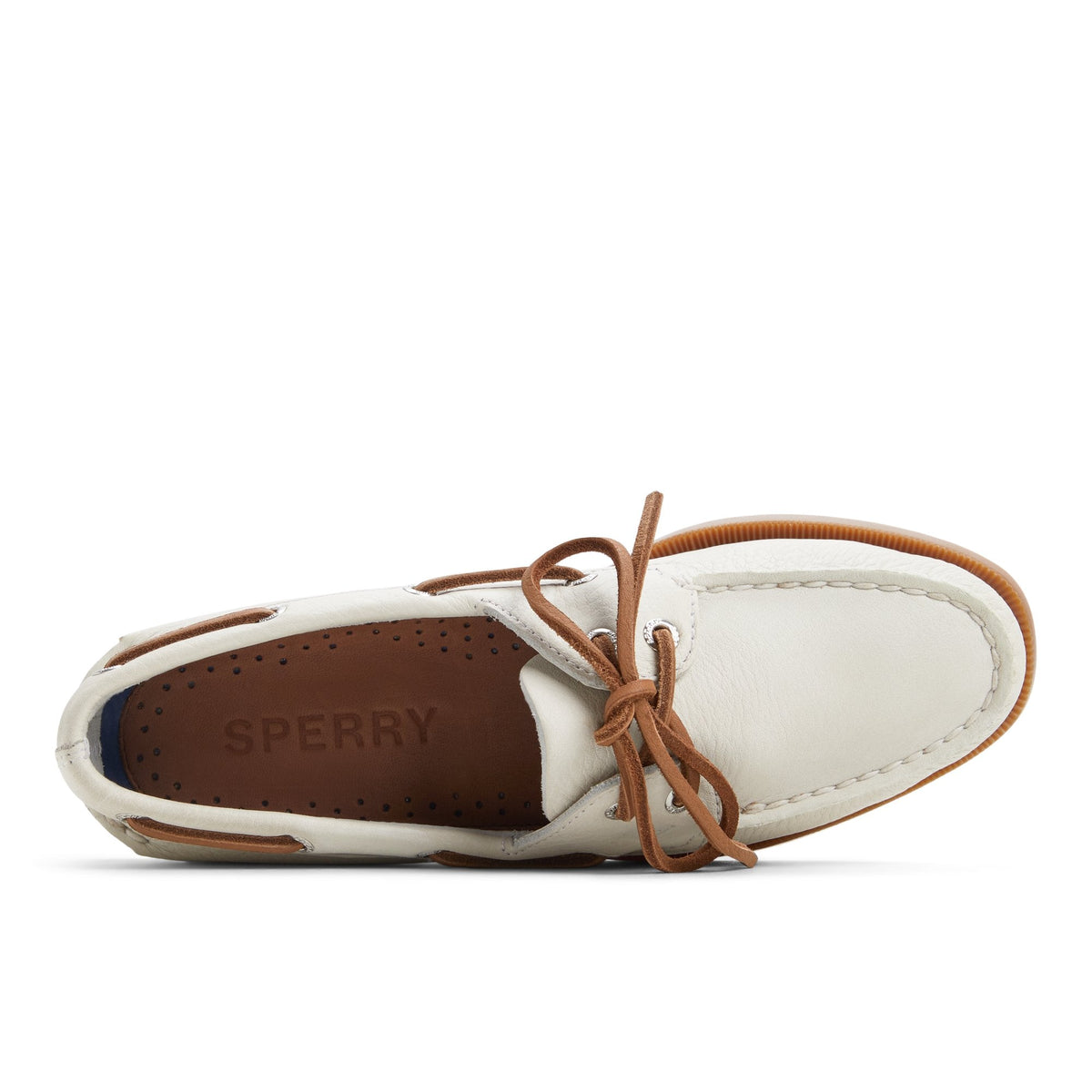 Sperry Essential - Authentic Original™ 2 Eye Boat Shoe White - 3