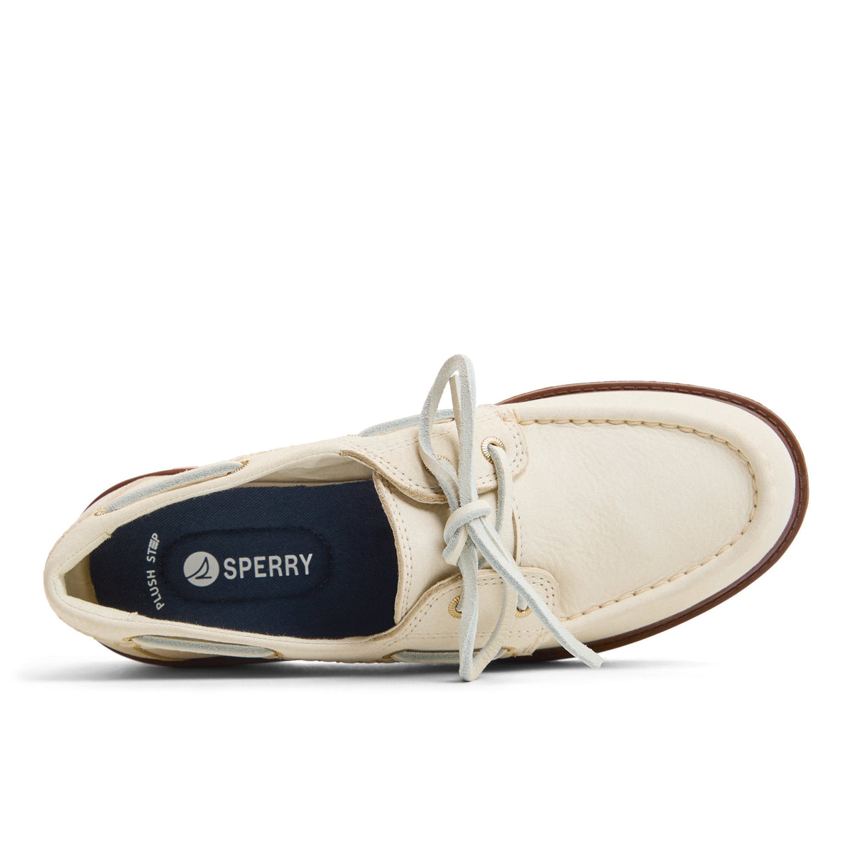 Sperry Deals - Wells boat Cream Women's Leather