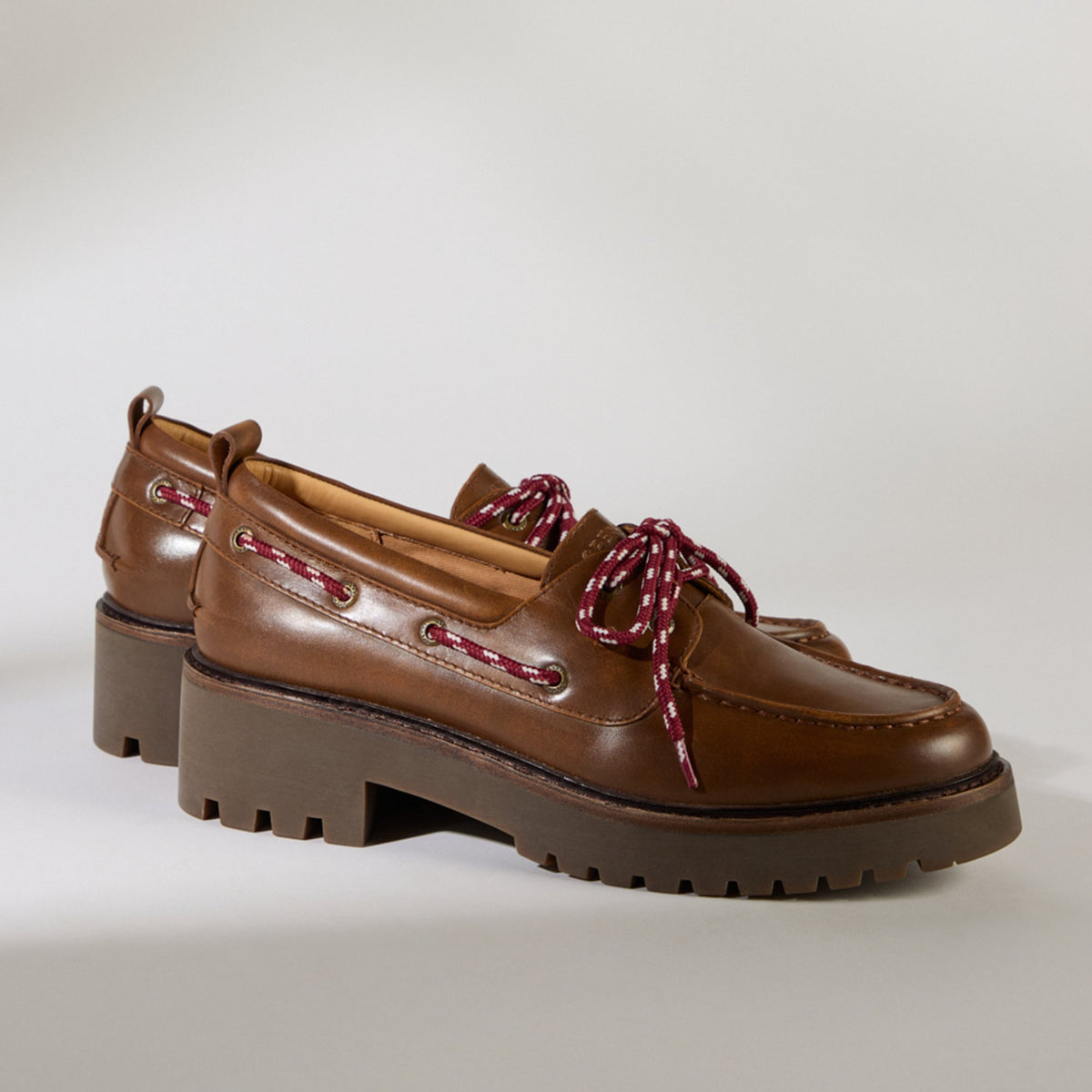 Sperry Top Pick - Authentic Original™ Lug 2-Eye Boat Shoe Brown