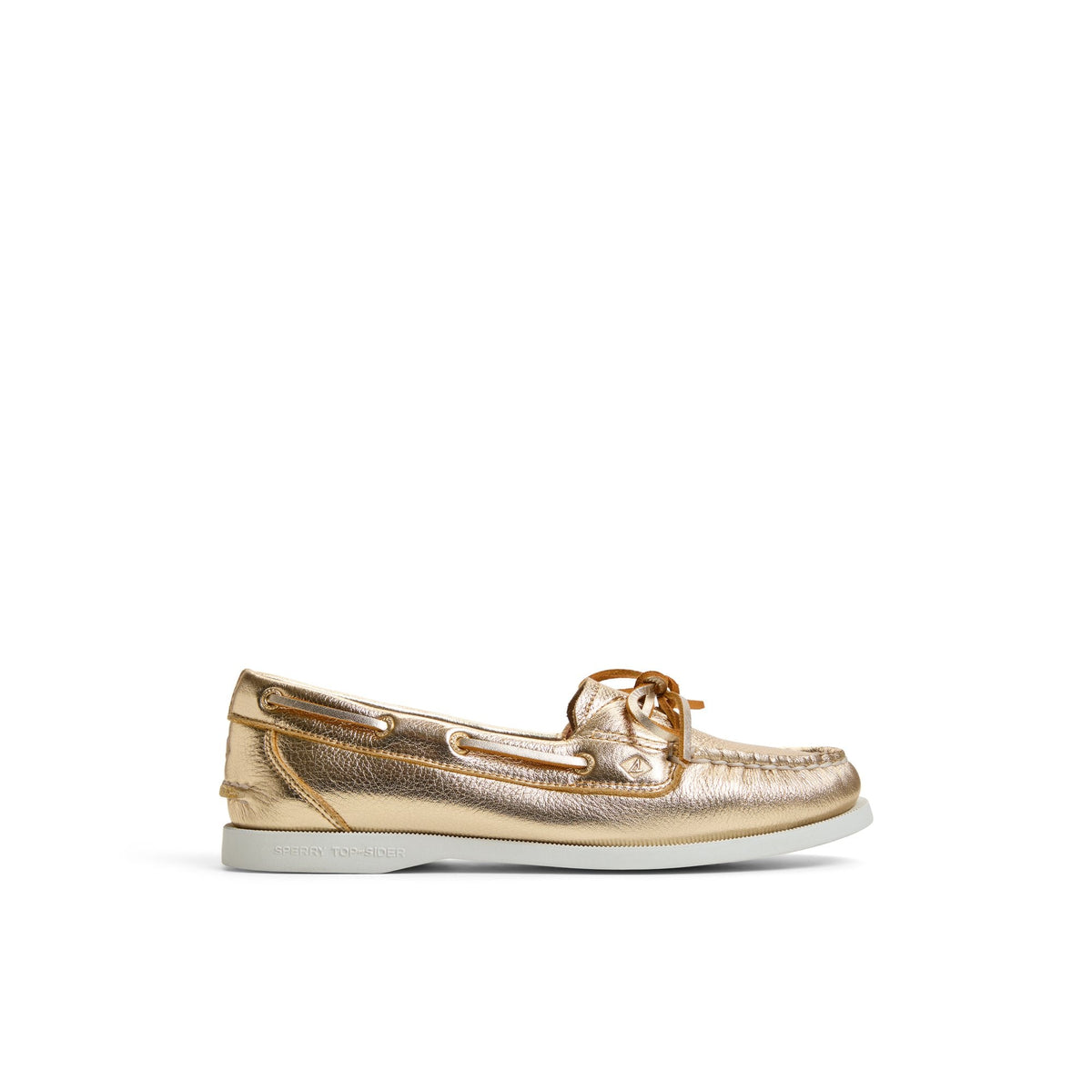 Sperry Exclusive - Authentic Original™ 1 Eye Boat Shoe Gold Women's Leather