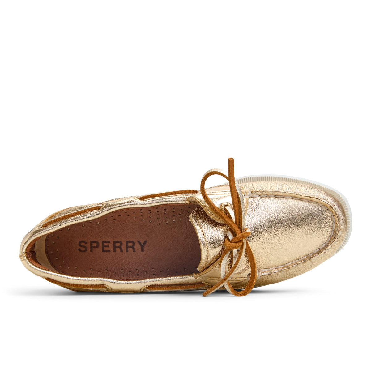 Sperry Exclusive - Authentic Original™ 1 Eye Boat Shoe Gold Women's Leather