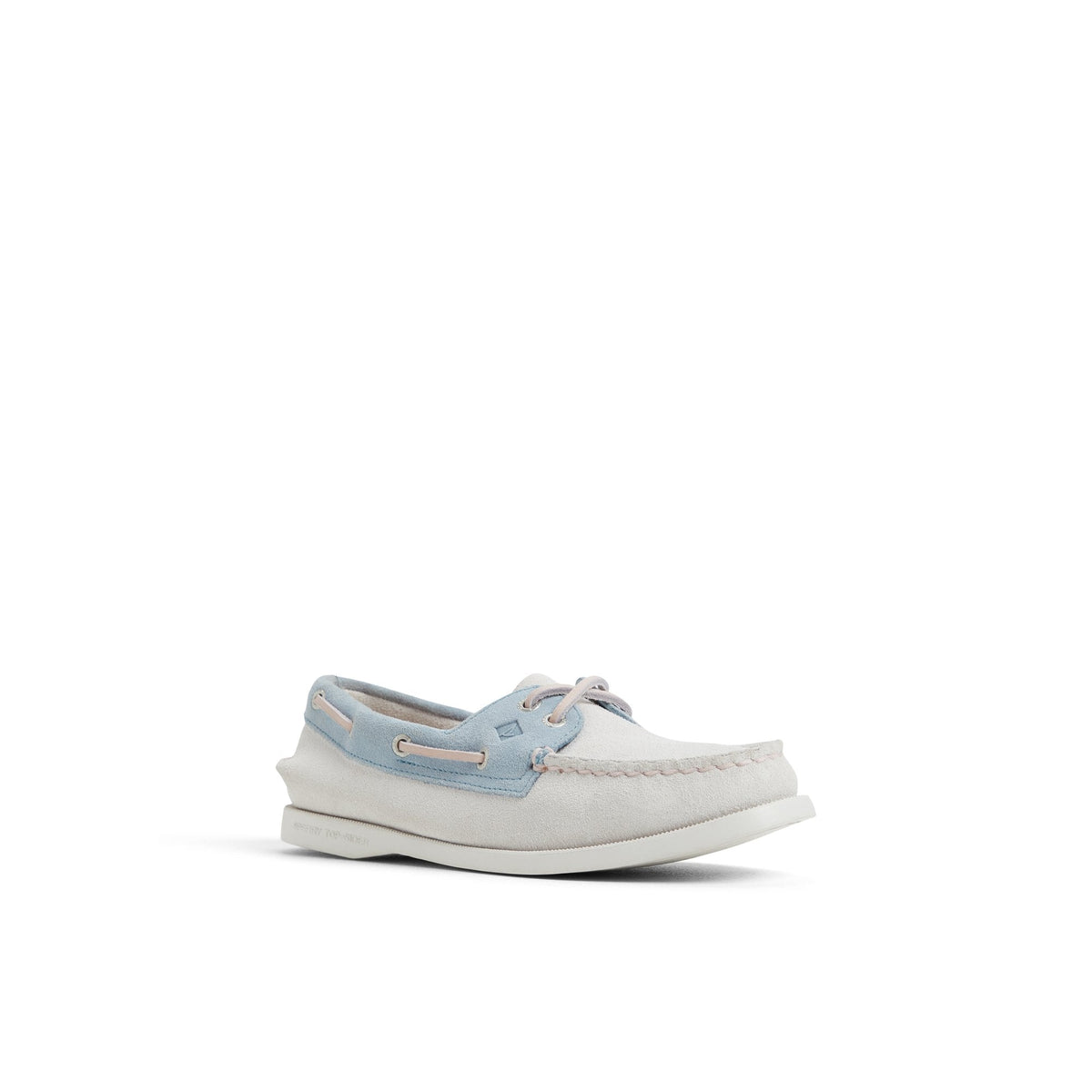 Sperry Trending - Authentic Original™ 2 Eye Boat Shoe White/Blue Women's Women