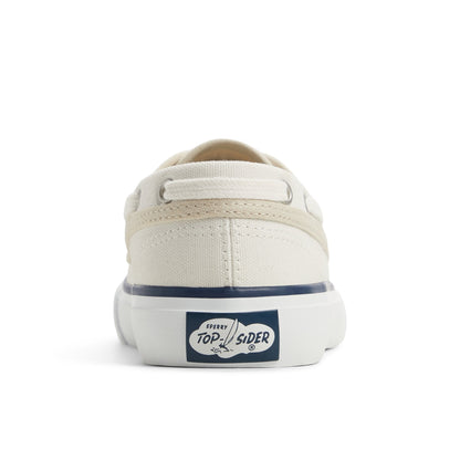Sperry Top Pick - Seamate Boat Shoe Sneaker Ecru