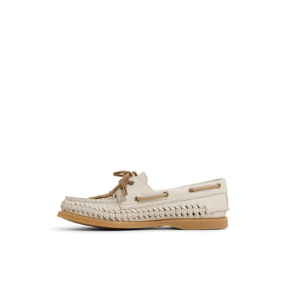 Sperry Discount - Authentic Original™ 2 Eye Woven Boat Shoe Ivory