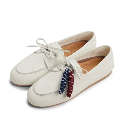 Sperry Featured - Sperry x Aritzia Slim Boat Shoe Ivory