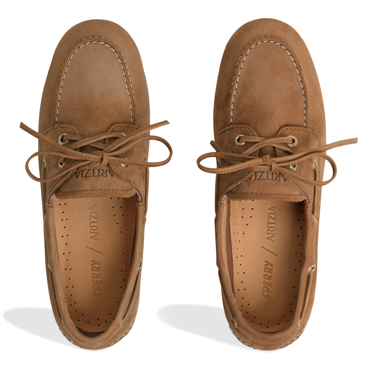 Sperry Discount - Sperry x Aritzia Slim Boat Shoe Tan