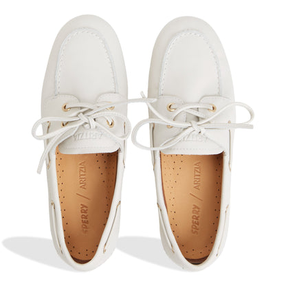 Sperry Exclusive - Sperry x Aritzia Slim Boat Shoe Cream