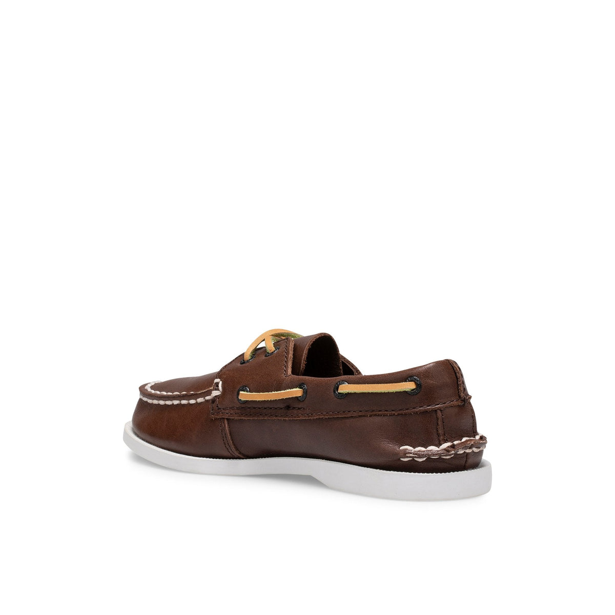 Sperry Recommended - Aokleather Brown Kids Boat Shoes