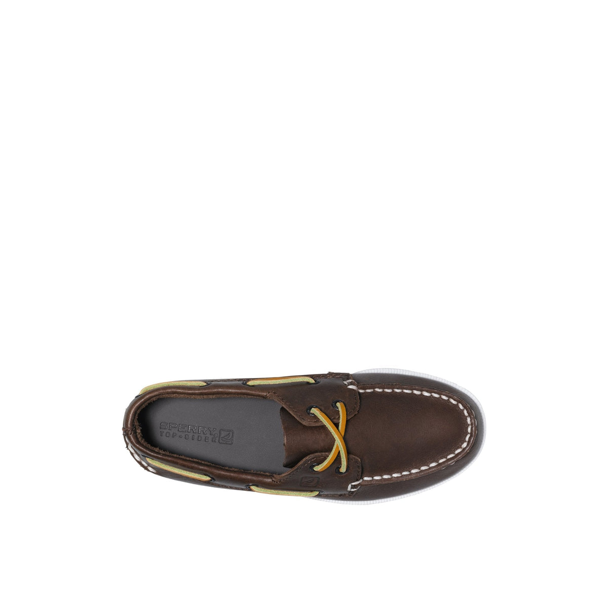 Sperry Recommended - Aokleather Brown Kids Boat Shoes
