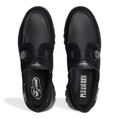 Sperry Hot Sale - Sperry x Pleasures 3-Eye Vibram Turn-Lock Lug Boat Shoes