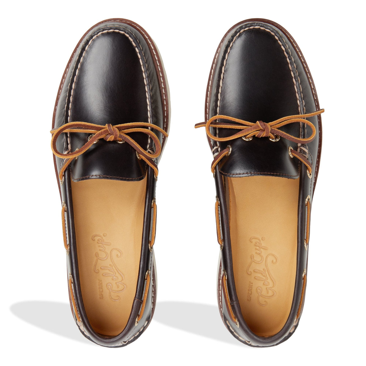 Sperry Everyday - Gold1eyevib Dark Brown Men's Leather