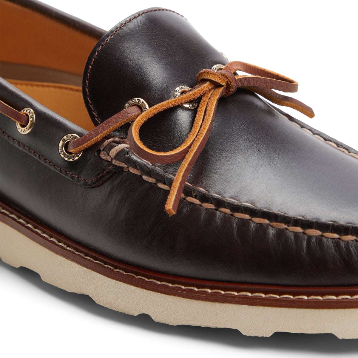 Sperry Everyday - Gold1eyevib Dark Brown Men's Leather