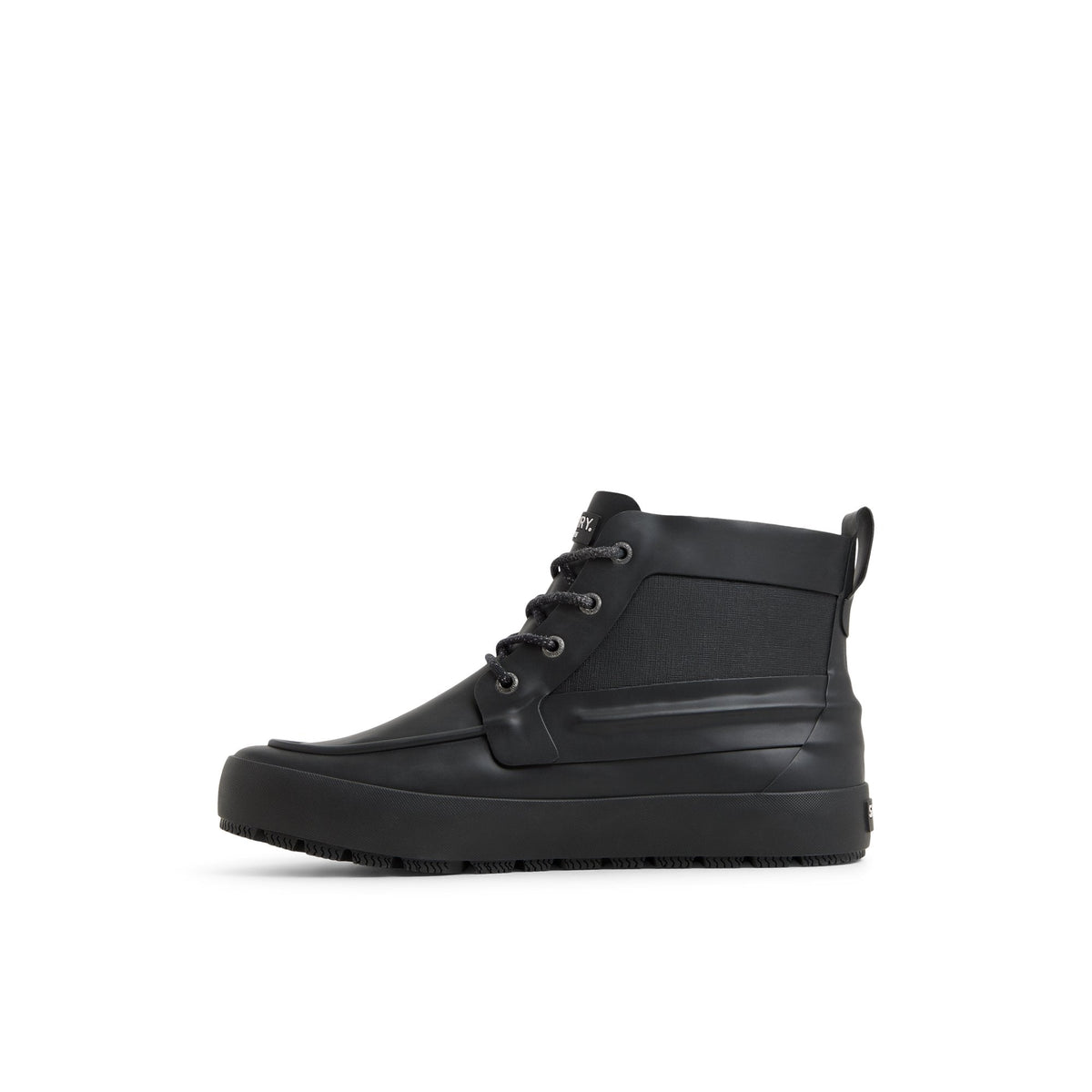 Sperry Trusted - Sleek Lace Up Boot Black