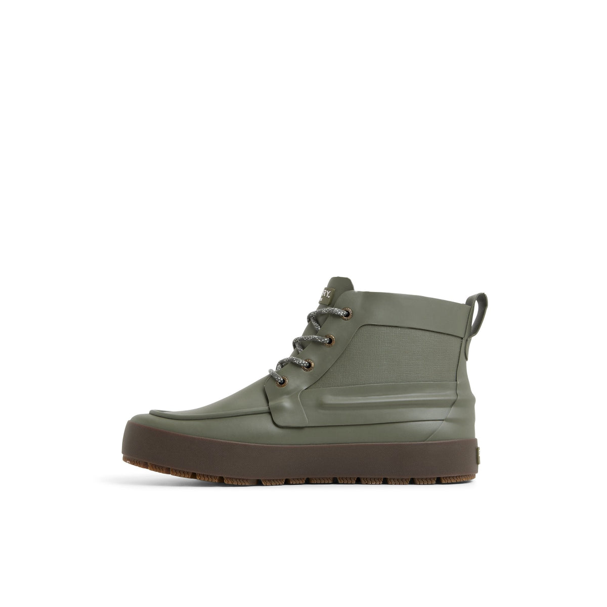 Sperry Recommended - Sleek Lace Up Boot Olive